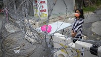 Malaysia menerapkan lockdown secara nasional sejak 1 Juni untuk mengatasi lonjakan kasus COVID-19. AP Photo/Vincent Thian  