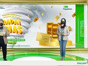 120 Orang Beruntung Dapat 1 Gram Tabungan Emas dari Pegadaian