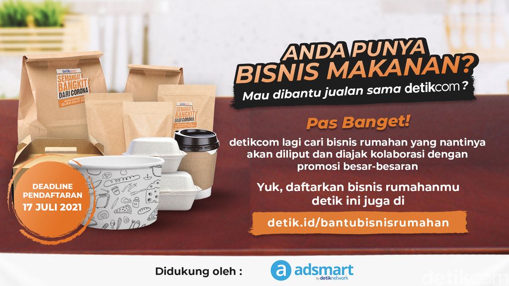 Mau Bisnis Makanan Rumahan Laris Manis? detikcom Bantu Promosi GRATIS