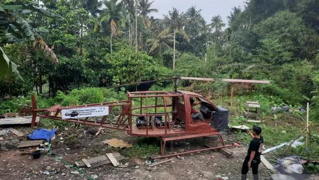 Helikopter buatan Kakek berusia 64 tahun asal Jambi