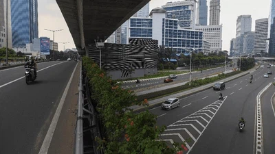 Foto-foto Rekam Jejak Sepekan Penerapan PPKM Darurat
