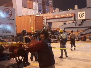 Petaka Sopir Truk Tertimpa Kontainer Berujung Operator Tersangka