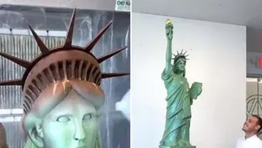 Chocolatier Ini Bikin Patung Liberty Setinggi 2 Meter untuk HUT Amerika