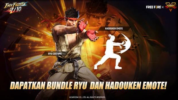Event Khusus Free Fire dan Street Fighter V