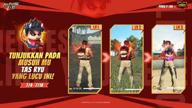 Event Khusus Free Fire dan Street Fighter V
