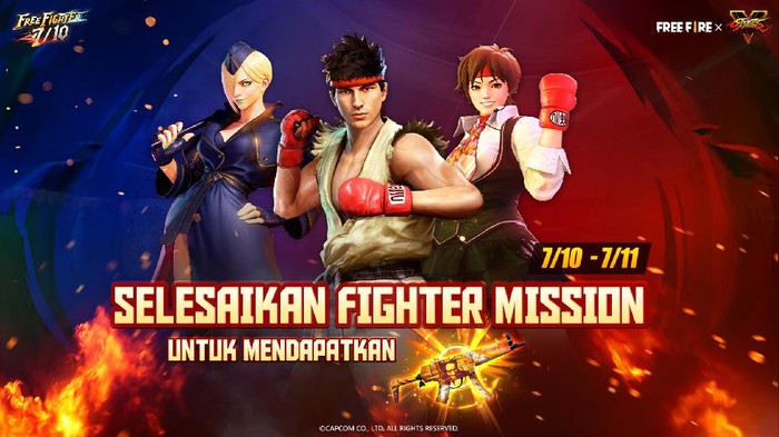 Event Khusus Free Fire dan Street Fighter V