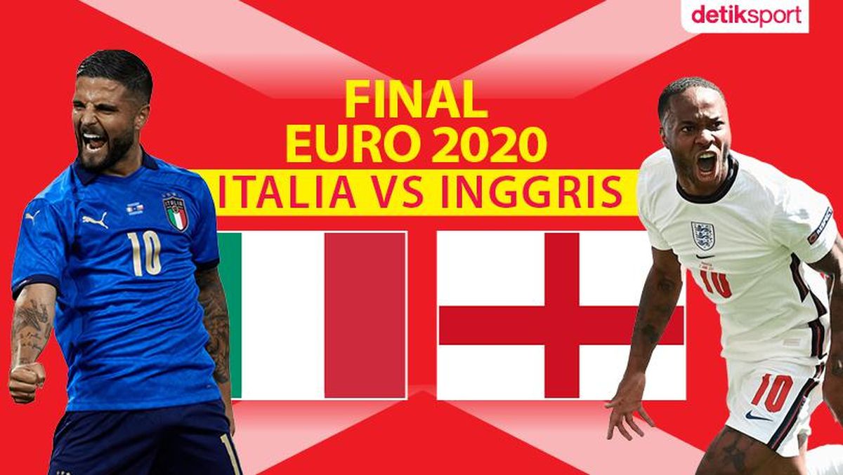 Hasil inggris vs italia euro 2021