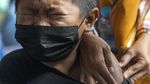 Ekspresi Anak Ketika Dapat Giliran Divaksin
