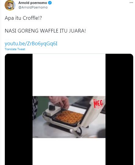 Chef Arnold Poernomo Bikin Waffle Nasi Goreng ala Kai EXO