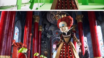 Efek khusus menciptakan seluruh dunia fantasi di Alice in Wonderland karya Tim Burton. Foto: Brightside