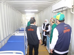 RSU Soetomo Sulap Kontainer Jadi Triage, Mampu Tampung 25 Pasien COVID-19
