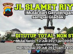 Catat Slur, Jalan Slamet Riyadi Solo Ditutup Setiap Hari Mulai Besok