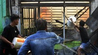 Meski tidak ada korban jiwa pada kebakaran tersebut namun sejumlah rumah hangus terbakar.
