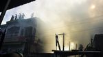 Pemukiman Padat Penduduk di Makassar Terbakar