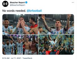 Netizen Terharu Messi Peluk Neymar dan Samai Ronaldo