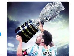 Netizen Terharu Messi Peluk Neymar dan Samai Ronaldo