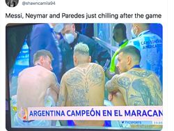 Netizen Terharu Messi Peluk Neymar dan Samai Ronaldo