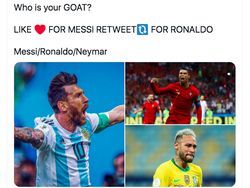 Netizen Terharu Messi Peluk Neymar dan Samai Ronaldo