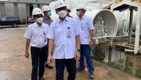 Direksi PKT memastikan seluruh perlengkapan pendukung siap untuk memenuhi kebutuhan oksigen medis.