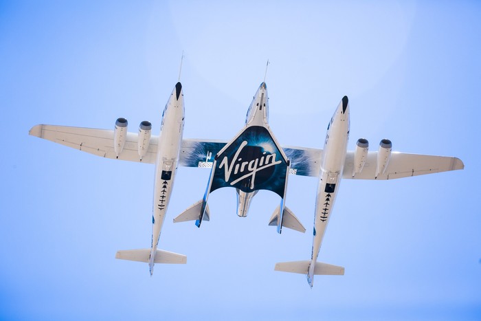 Richard Branson Welcomes VSS Unity Home from Second Supersonic Flight. May 29th 2018