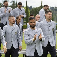 Final Euro 2020/2021 akan digelar di Stadion Wembley, London, Inggris. Italia melaju ke babak final Euro 2020 setelah mengalahkan Spanyol melalui adu pinalti. Foto: Dok. Giorgio Armani, Dok. Instagram @soycalcio