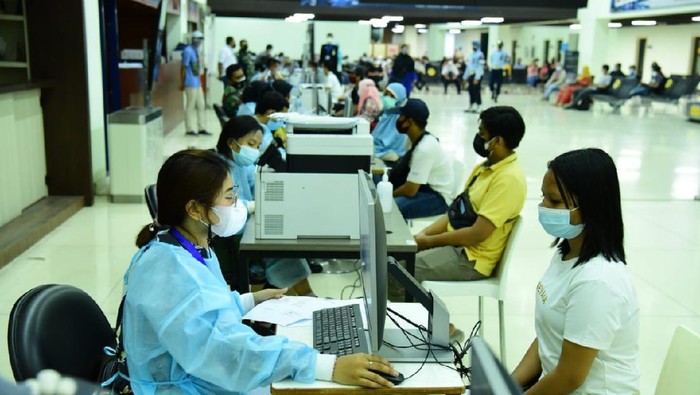 Vaksinasi di Bandara Soetta (Dok istimewa)