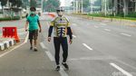 Wow! Jalan Sudirman Jakarta Sepi Banget