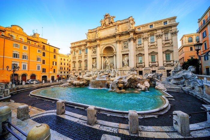 Trevi Fountain di Roma