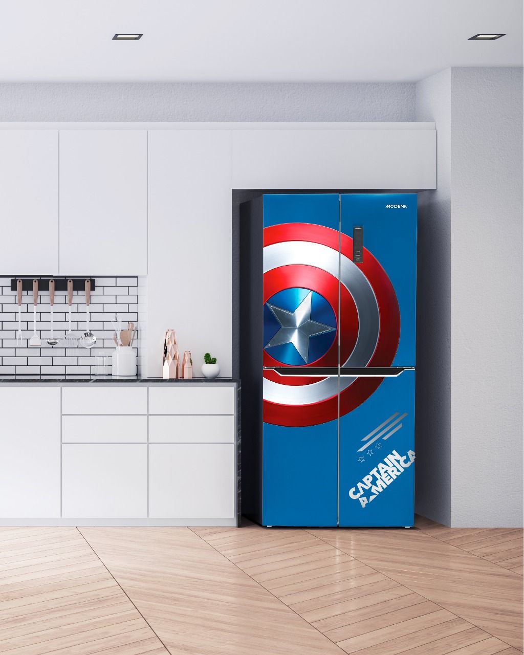 Kulkas dan Dispenser Kini Berhias Captain America hingga Iron Man