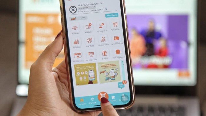 Aplikasi mobile banking BNI terbaru.