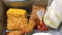 Kawasan Kreo, Tangerang Selatan juga terdapat warung ayam kremes enak. Namanya Ayam Kremes Pakde. Satu porsinya harganya mulai dari Rp 17 ribuan. Foto: Instagram @siperutbulat
