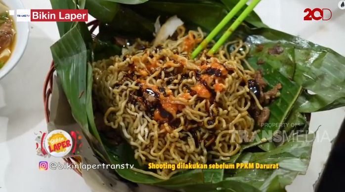 ikin Laper: Uniknya Bakmi Bakar yang Kenyal dan Beraroma