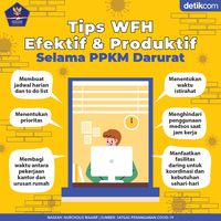 Tips WFH Efektif Dan Produktif Selama PPKM Darurat