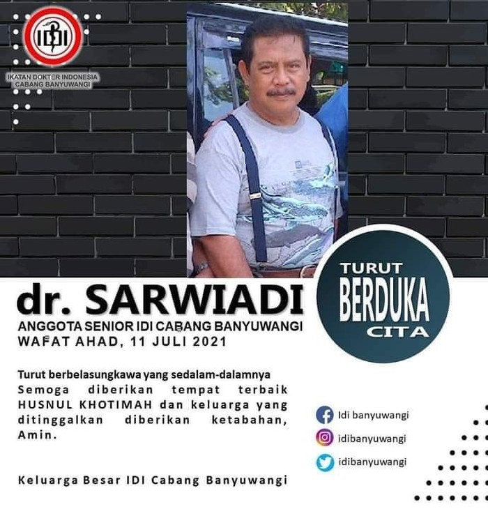 dokter meninggal covid-19