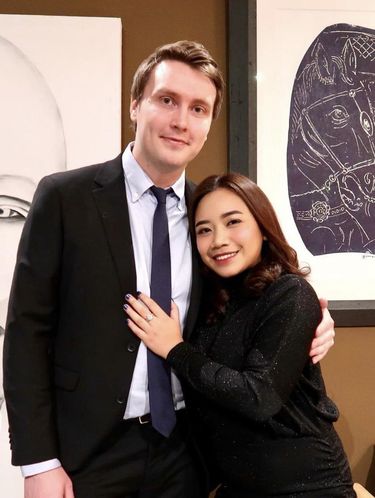 Foto pasangan Tamara dan Robert.