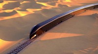 Kereta api ini bernama G Train dan didesain oleh Thierry Gaugain. (Thierry Gaugain/CNN)