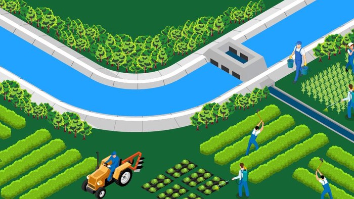 Ilustrasi Pembangunan Sumber Daya Air
