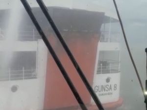 86 Penumpang KMP Gunsa 8 Selamat, Penyebab Kapal Terbakar Diselidiki