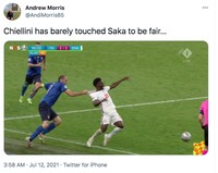 Meme Chiellini Saka