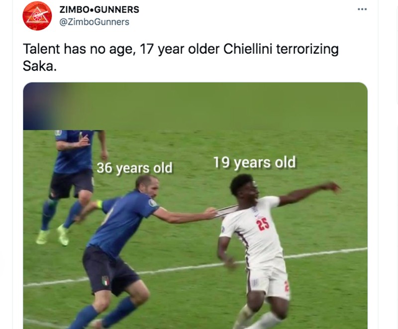 Meme Chiellini Saka