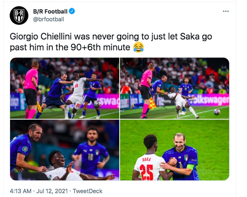 Meme Chiellini Saka