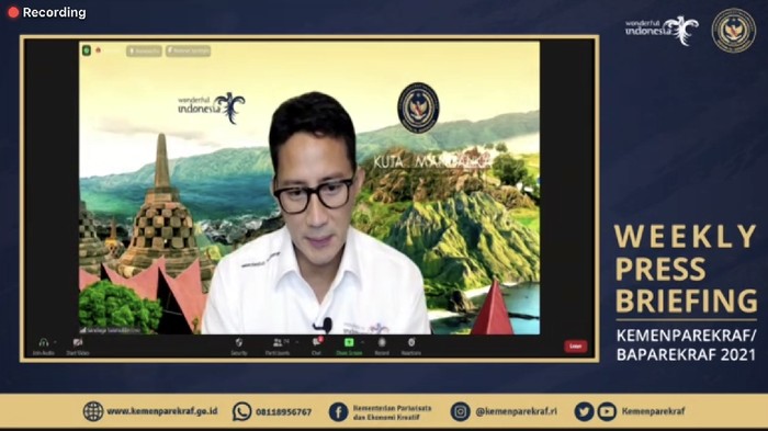 Menparekraf Sandiaga Uno