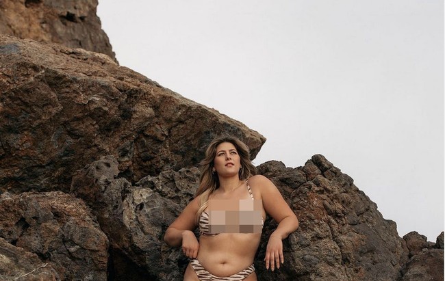 Raeann Langas merupakan seorang fashion blogger, model plus-size dan aktivis yang mempromosikan imej positif tubuh. Foto: Instagram