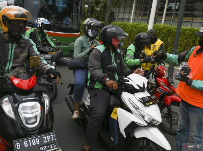 Ojek Online di tengah pembatasan PPKM Darurat Jakarta