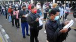 Pemeriksaan STRP di Stasiun Bogor Bikin Antrean Penumpang Mengular