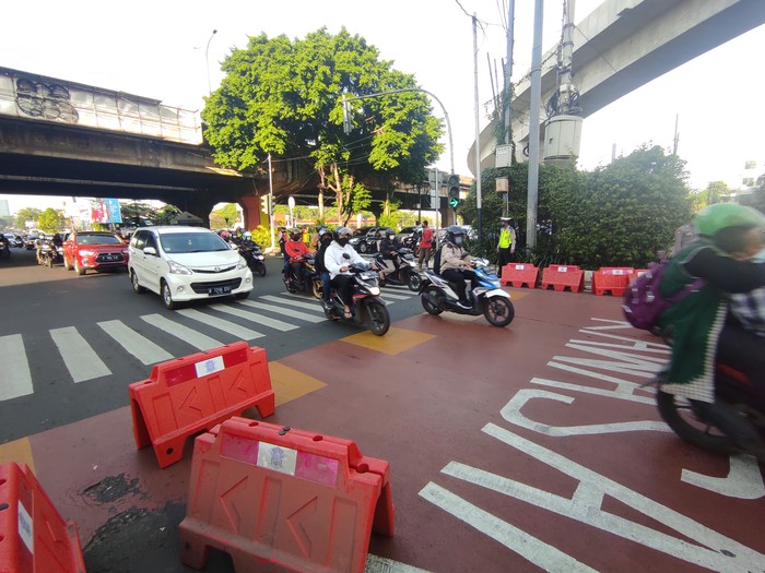 Penyekatan PPKM darurat di Fatmawati Jaksel dibuka (Azhar-detikcom)