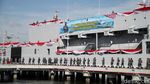 Potret Peresmian Kapal Terbaru KRI Teluk Youtefa 522 TNI AL