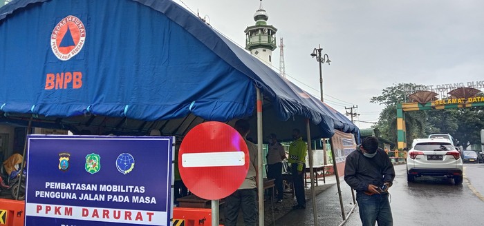 PPKM darurat di Medan (Ahmad Arfah-detikcom)