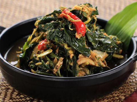 Resep Tumis Daun Pepaya Bumbu Santan
