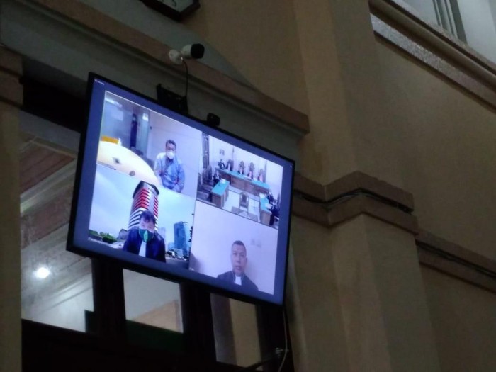 Sidang dakwaan Walkot Tanjungbalai nonaktif M Syahrial (Datuk-detikcom)